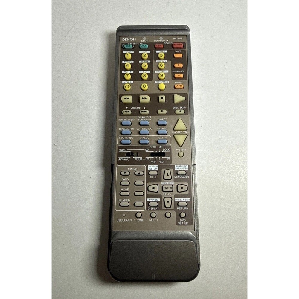 DENON HOME RECEIVER REMOTE CONTROL RC-853 AVR-5700 PART # 3990527001